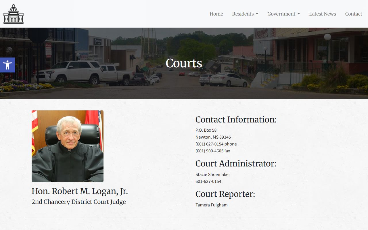 Jasper County court records routing across Circuit, Chancery, and Justice Court