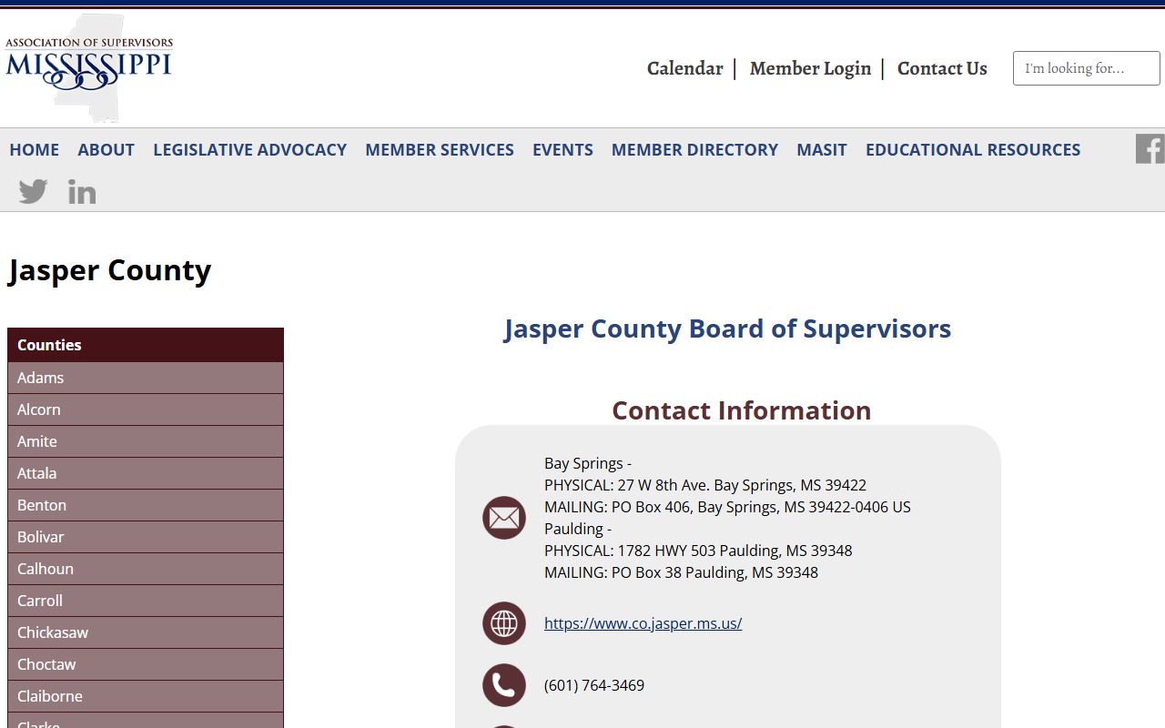 Jasper County court records and the elected county offices that hold them